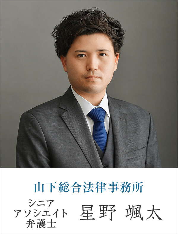 山下総合法律事務所弁護士 星野 颯太